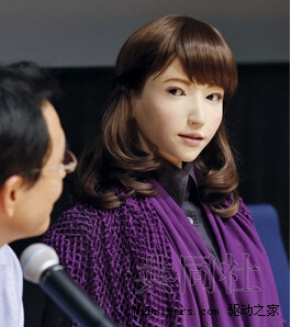 日本研發(fā)可自然對話的美女機器人