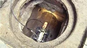 地下管網堵塞 機器人去勘察