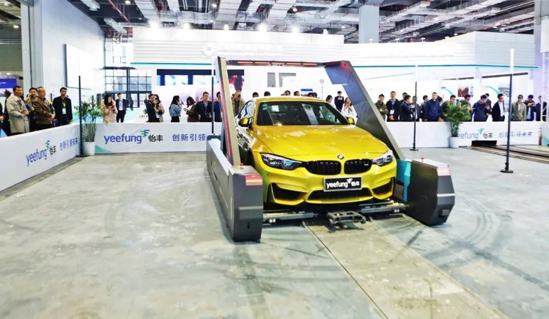 亮相上海停車博覽會的兩款新一代停車機器人！
