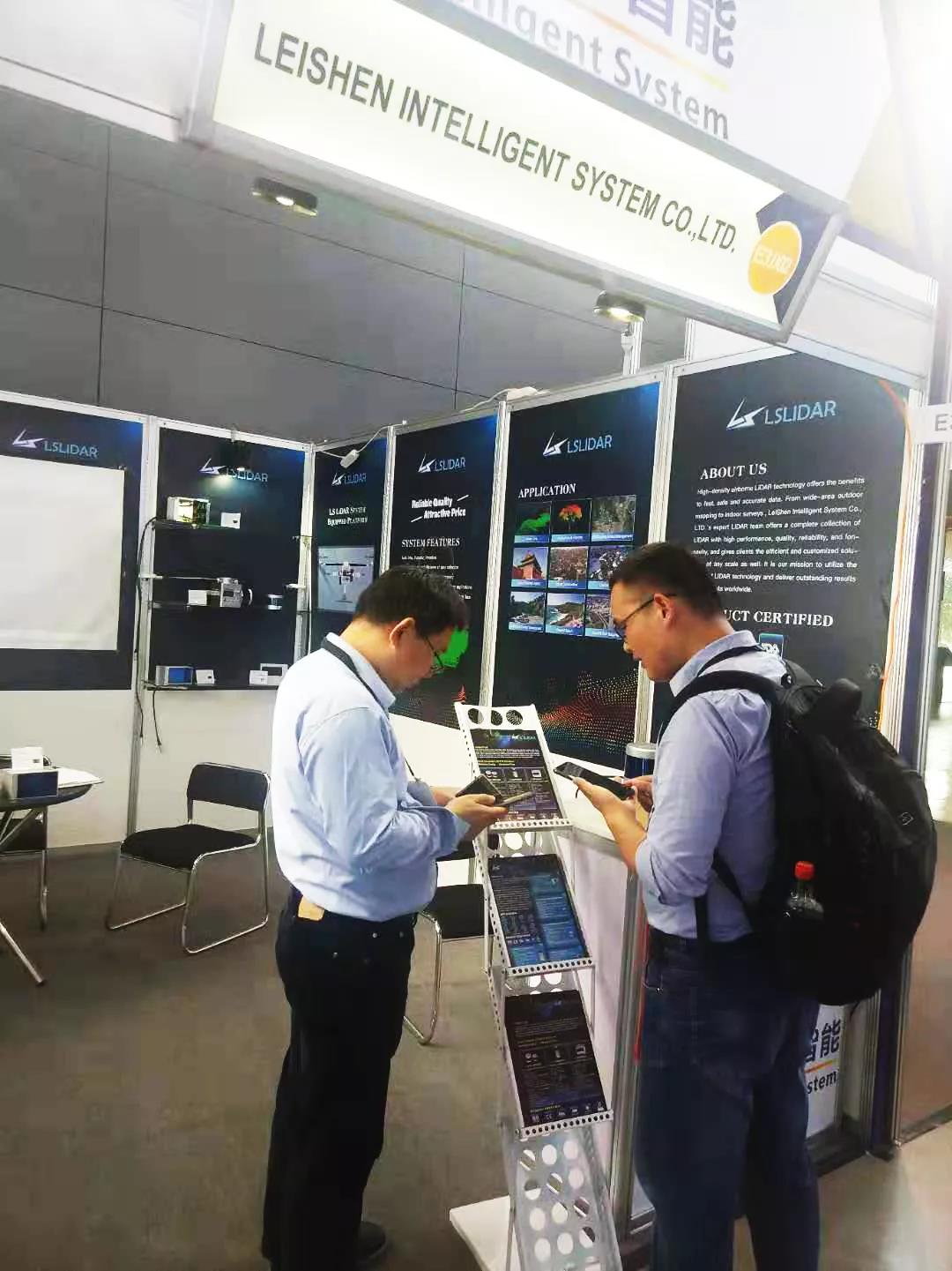 鐳神激光雷達無人機3D建模系統亮相2019INTERGEO