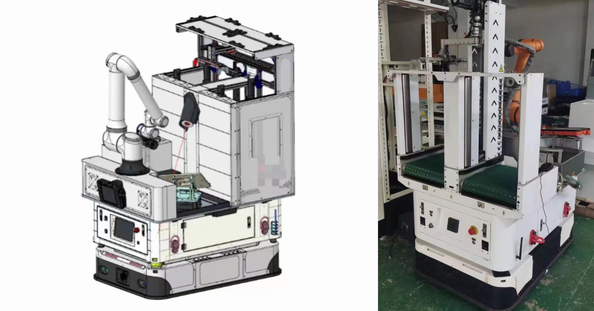 復合機器人（AGV+機械臂）助力CNC產線自動化